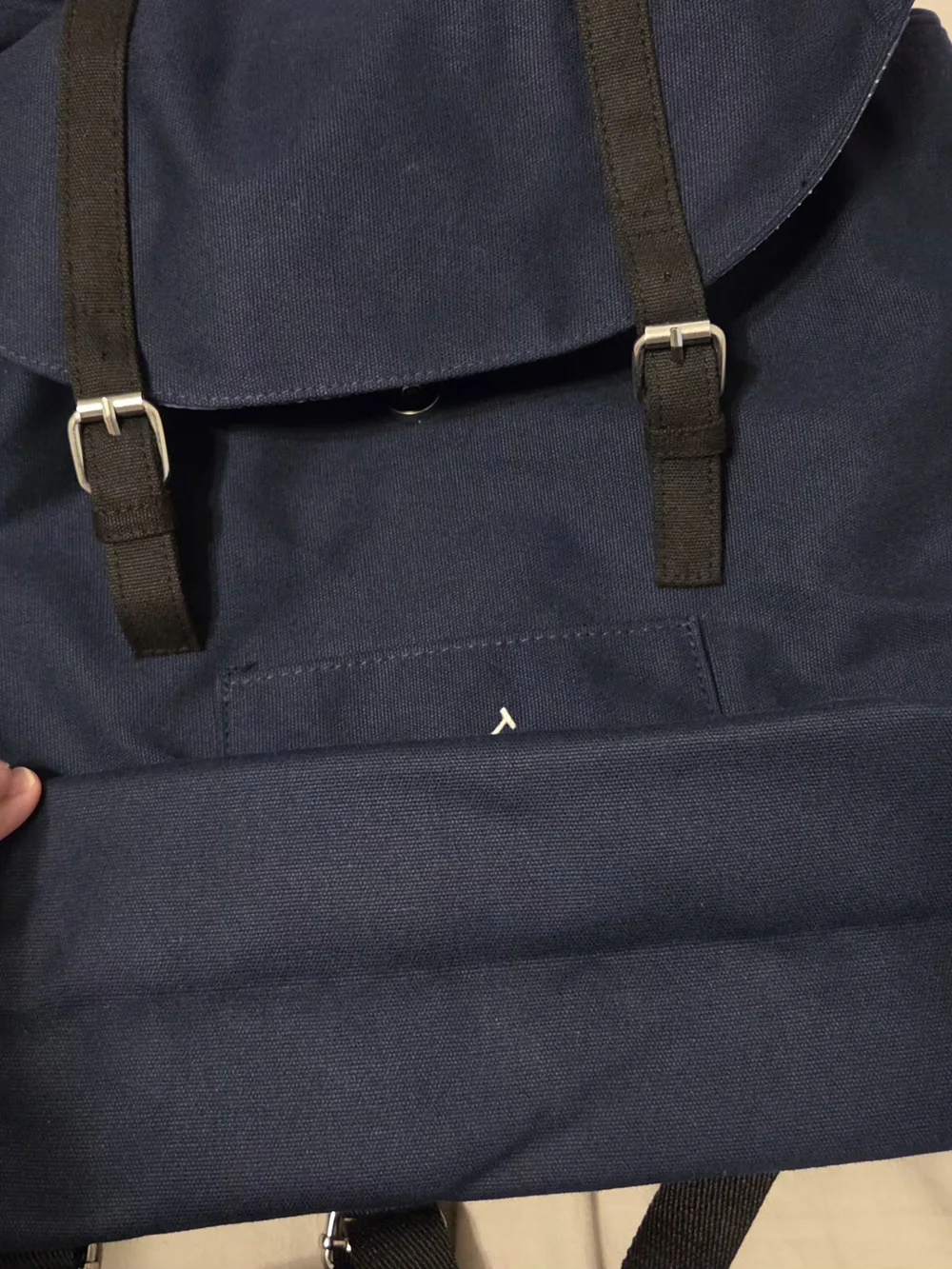 Polo Ralph Lauren Fragrances Navy Canvas Backpack GWP Logo Varsity RARE